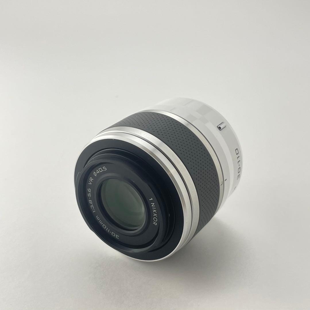 【ショット数3000・返品保証】Nikon1 J1 ホワイト レンズキット