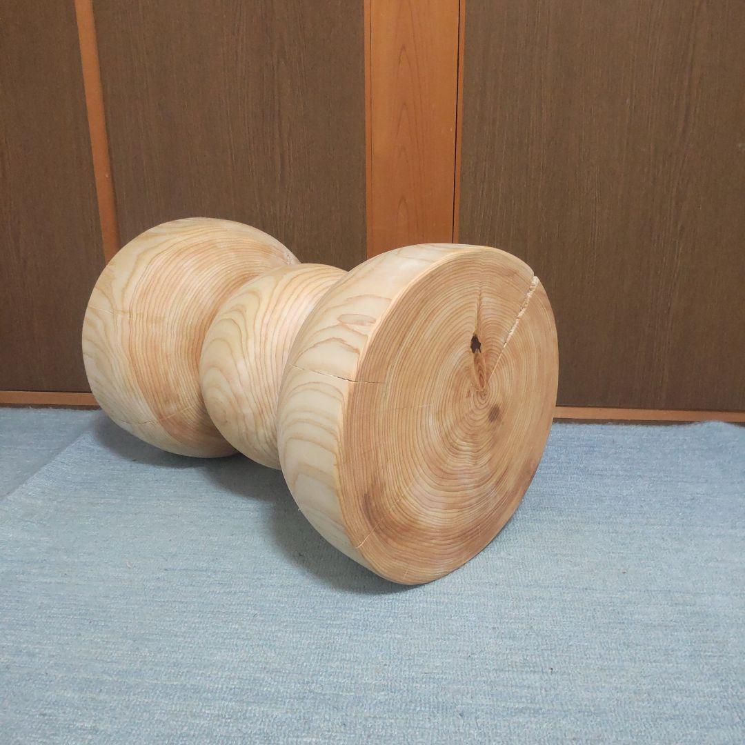 サンタナさん専用丸太椅子スツール