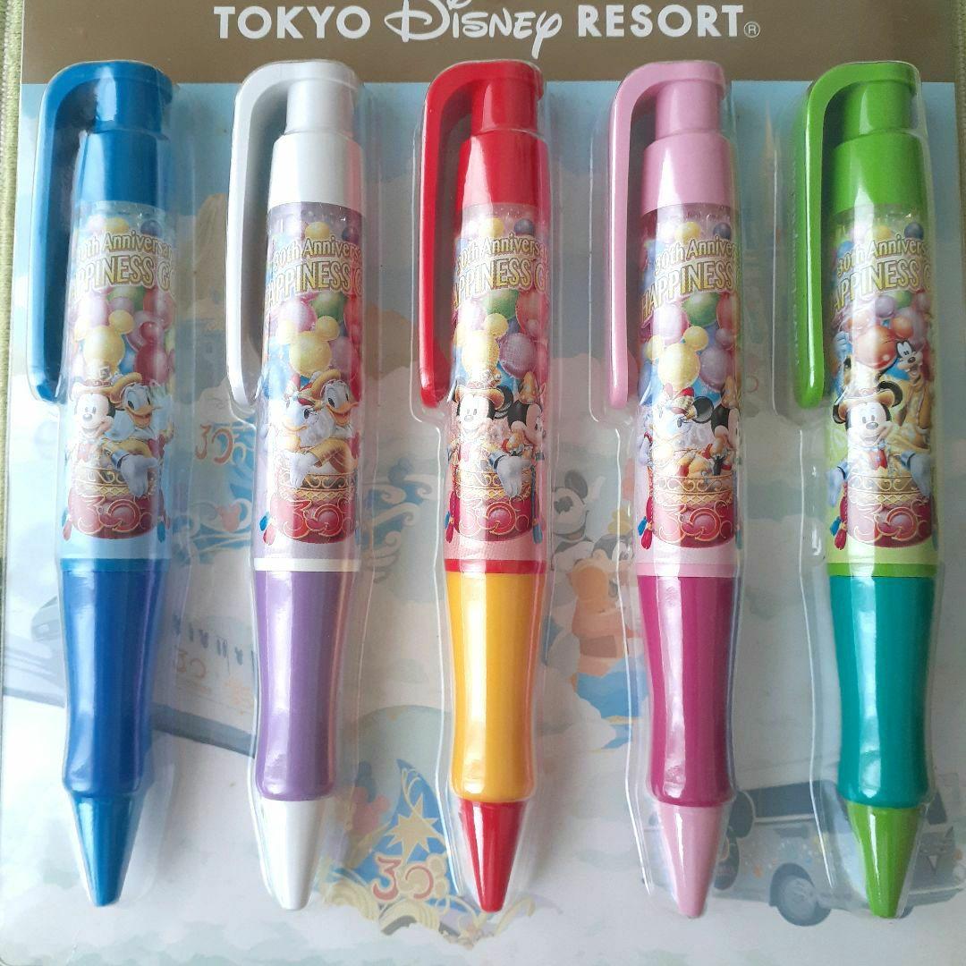 ディズニー　30周年　ボールペン　ハピネス　バルーン　風船　ミッキー　ミニー