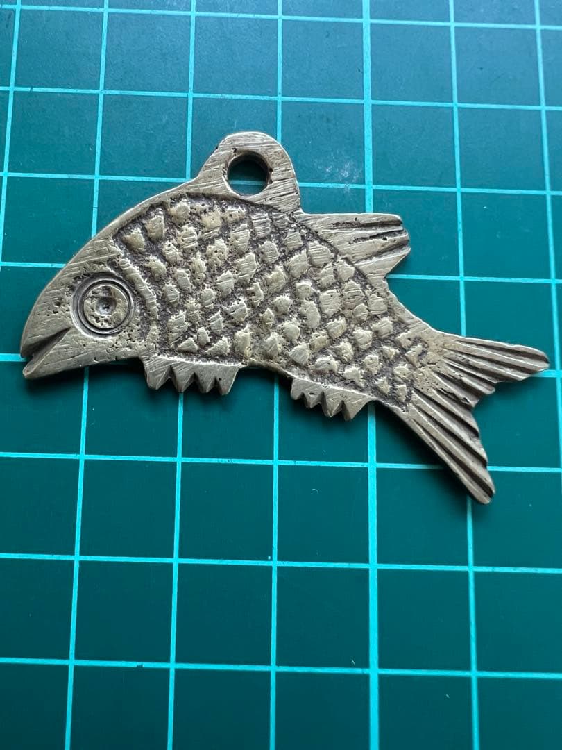 中国絵銭　魚型絵銭