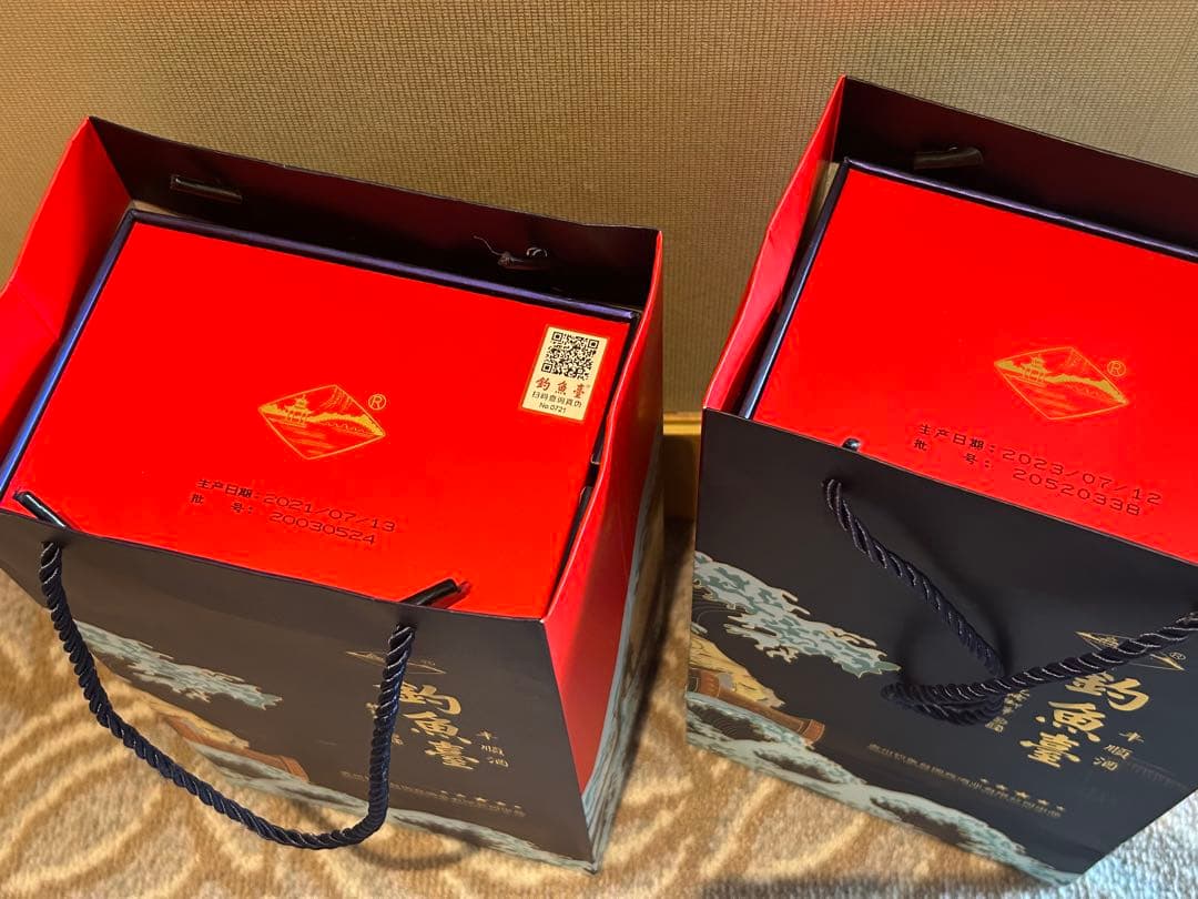 【新品未開封】豊順酒 / 釣魚壺 中国白酒53度 500ml 2本セット