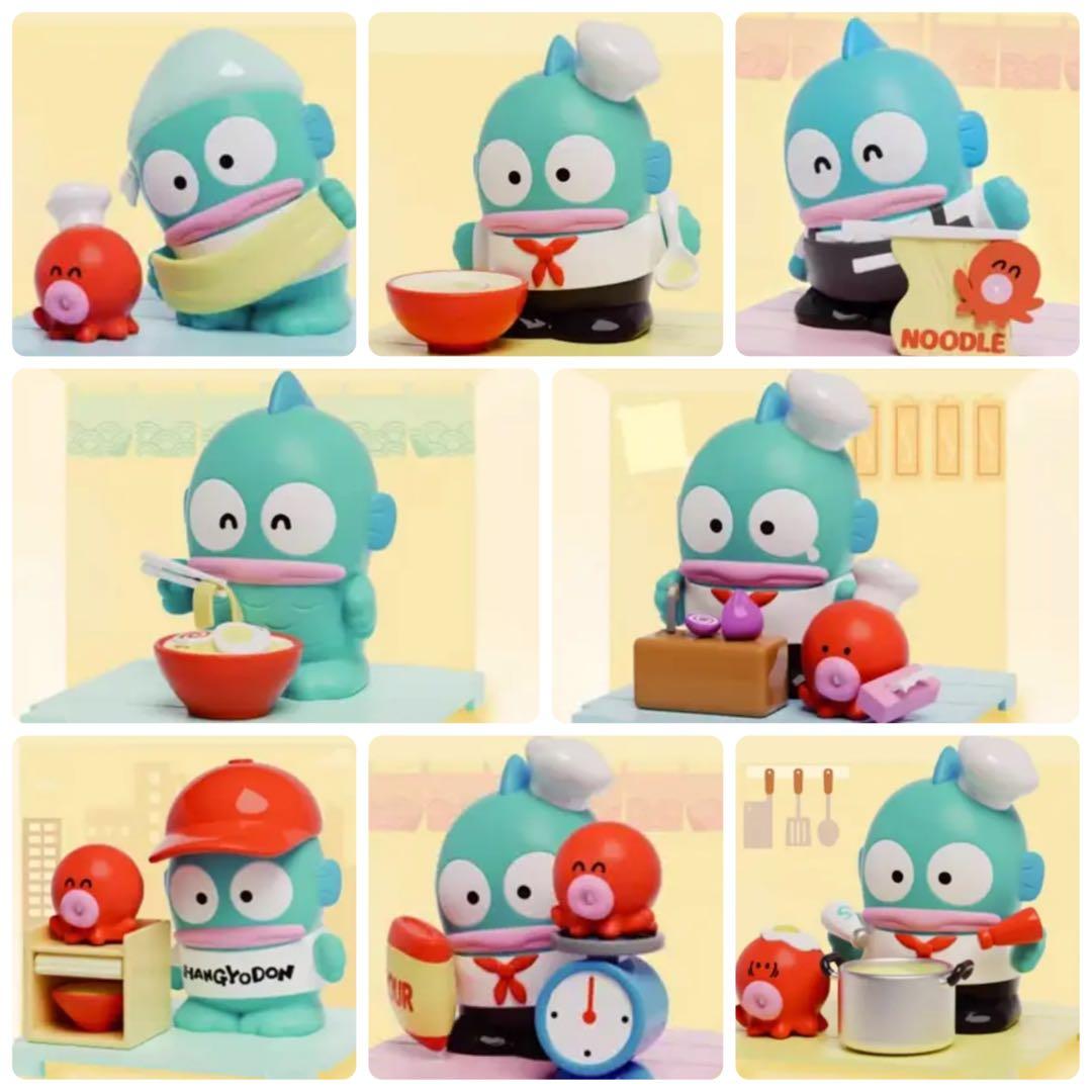 ハンギョドンのラーメン屋さんフィギュア/コンプリート8体セット/海外限定サンリオ