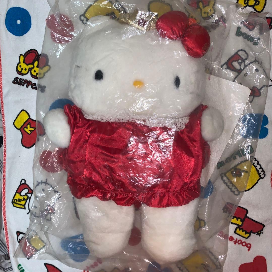 【レトロ・超激レア】SANRIO ハローキティ 光るメロディぬいぐるみ