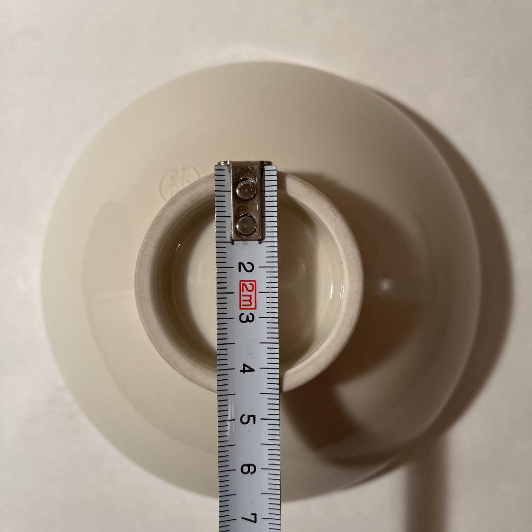 白磁茶碗　二代　諏訪蘇山