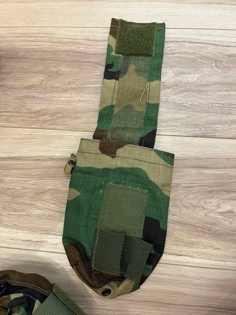 実物　LBX-0094 プレートキャリア　ウッドランド　サバゲー　装備　ポーチ類