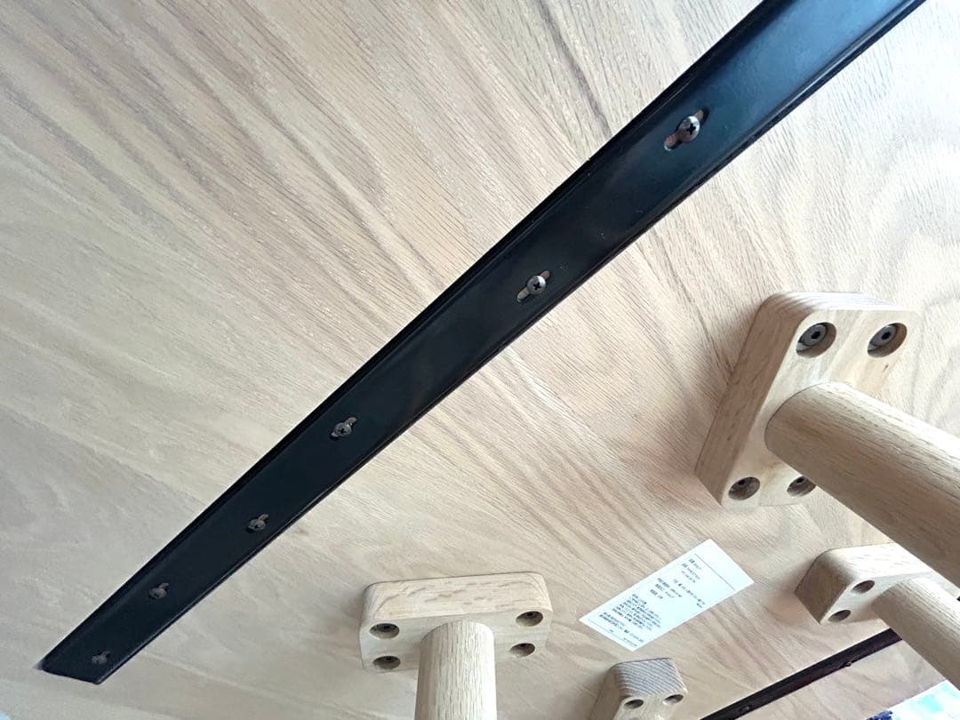 [美品]◼️ACTUS☆THYMEダイニングテーブル 110Φ/オーク無垢材