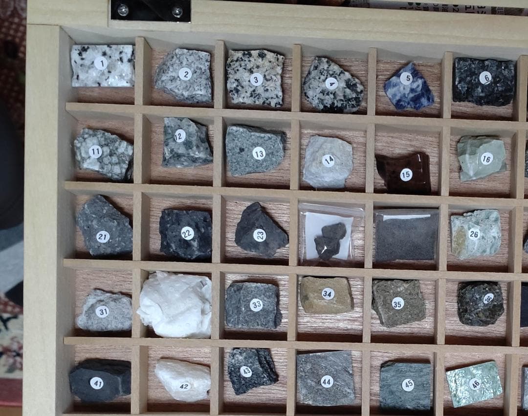 岩石鉱物標本　100種類