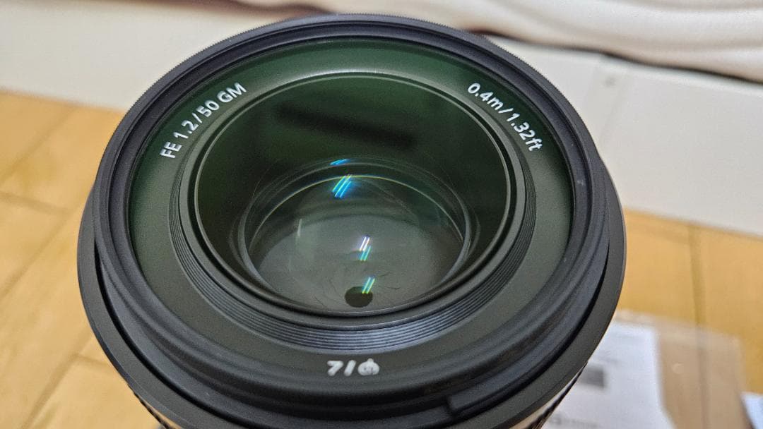 SONY FE 50mm F1.2 GM レンズ（プロテクターレンズ付き）