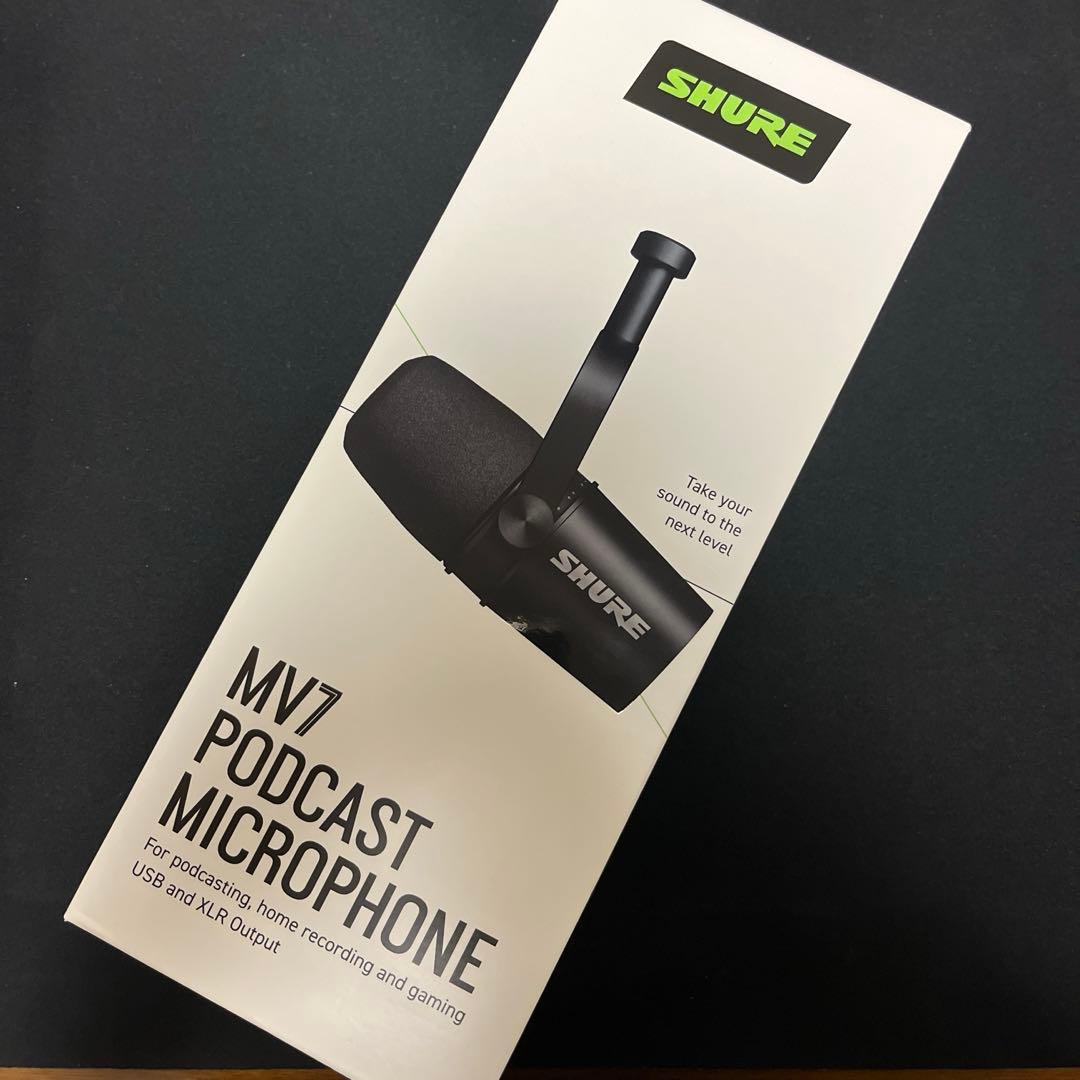 [新品お買い得！] SHURE ポッドキャストマイクロホン MV7-K-J