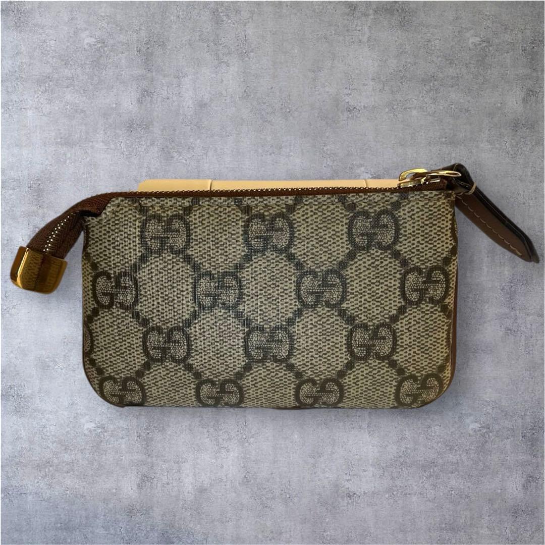 ★ 美品 ★GUCCI グッチ キーリング付きカードケース