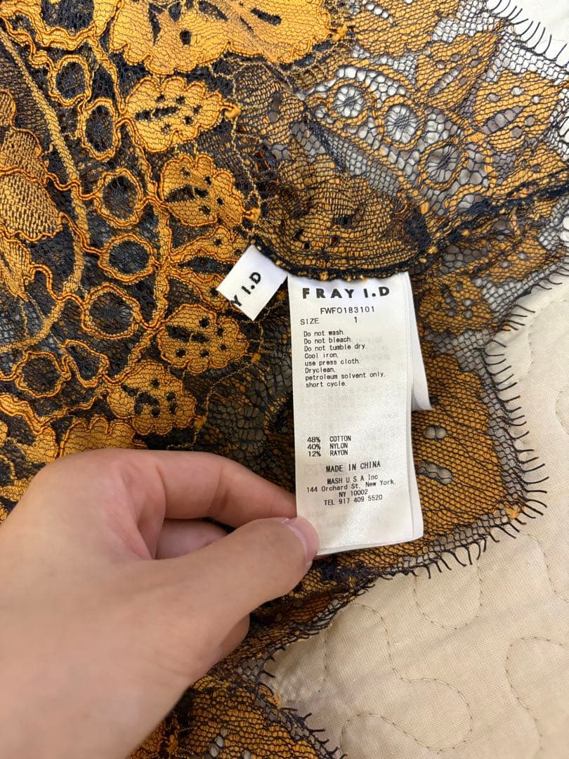 FRAY I.D オケージョンワンピース　結婚式　レースワンピース　ドレス