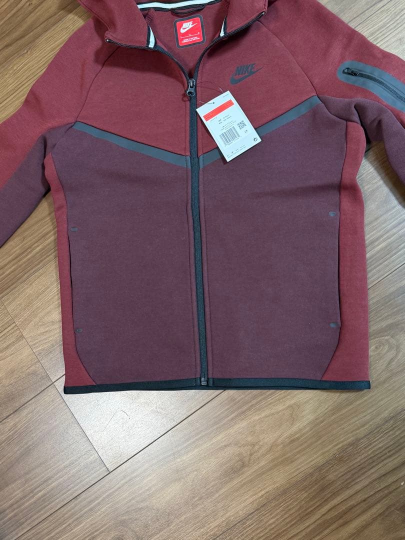 新品 キッズL(160) ワイン テックフリース セットアップ 赤タグ NIKE