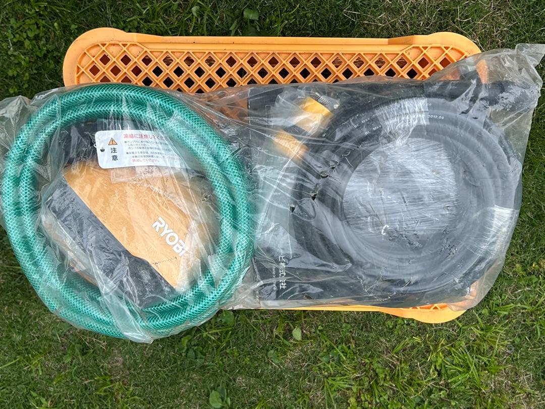 RYOBI 高圧洗浄機本体 ホース・ノズル付き