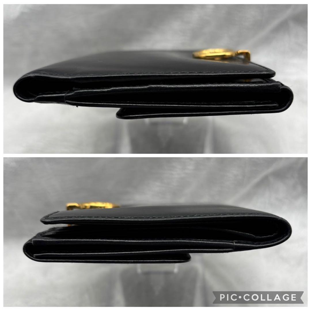 買取見積書有り　美品　オールドグッチ　インターロッキング　レザー二つ折り財布