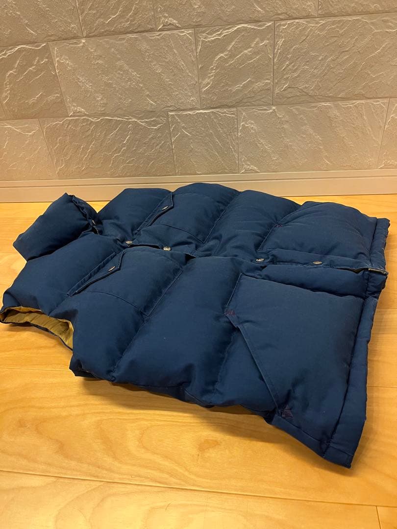 70s THE NORTH FACE ダウンベスト 茶タグ USA製
