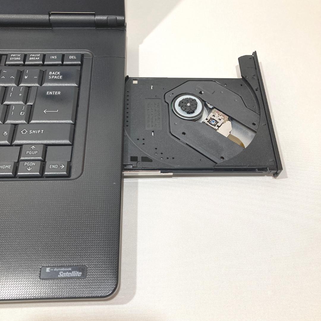 初心者✨快速・大画面・DVD・大容量✨黒✨すぐ使えるノートパソコン◇T392-2