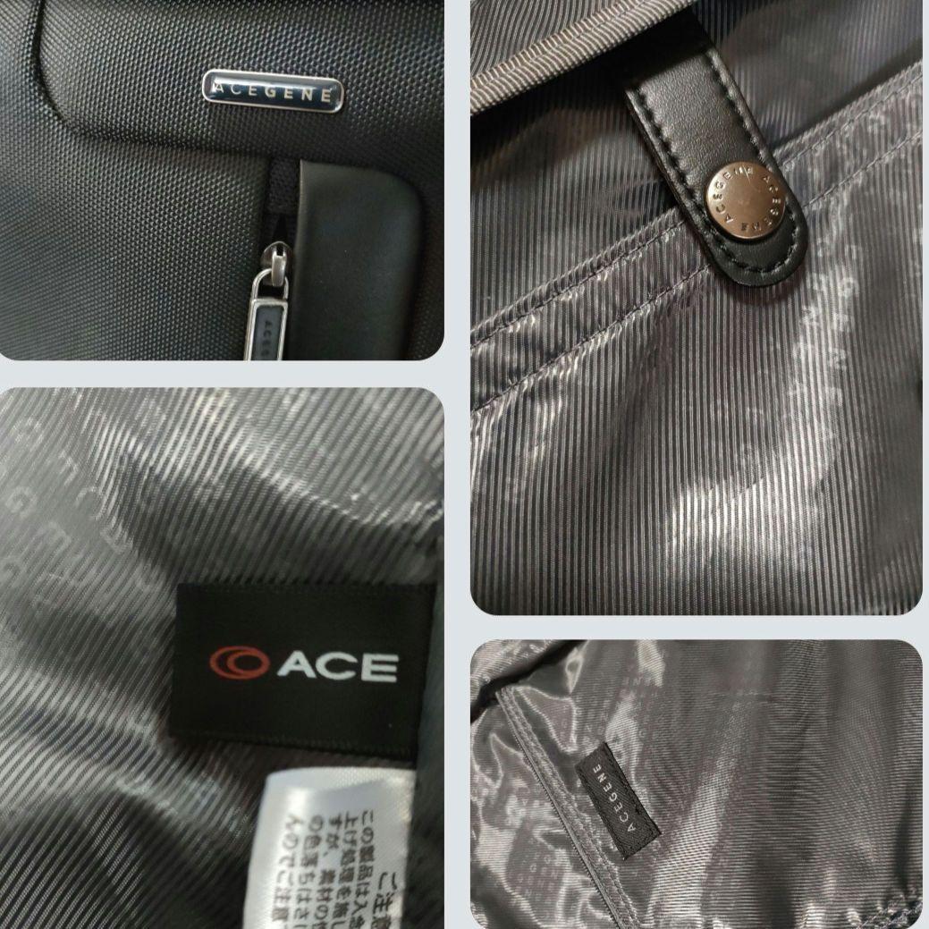 美品 ACE エース 3WAY 2輪 キャリーケース ショルダー 2層 機内持込
