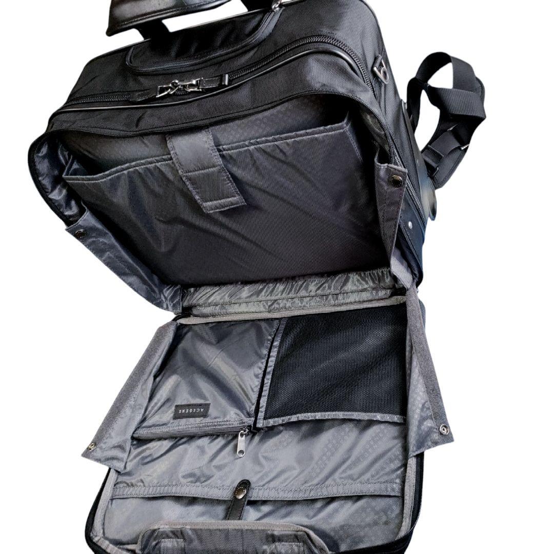 美品 ACE エース 3WAY 2輪 キャリーケース ショルダー 2層 機内持込