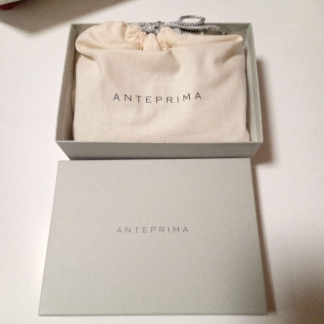 ANTEPRIMA 花柄 二つ折り財布 ブルーグレー