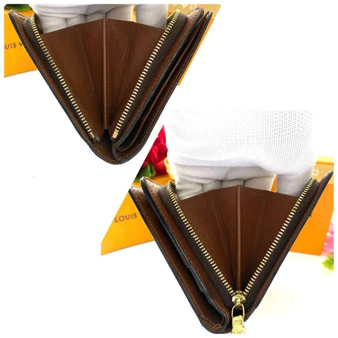 ルイ ヴィトン◎ポルトパピエジップ モノグラム ラウンドファスナー 二つ折り財布