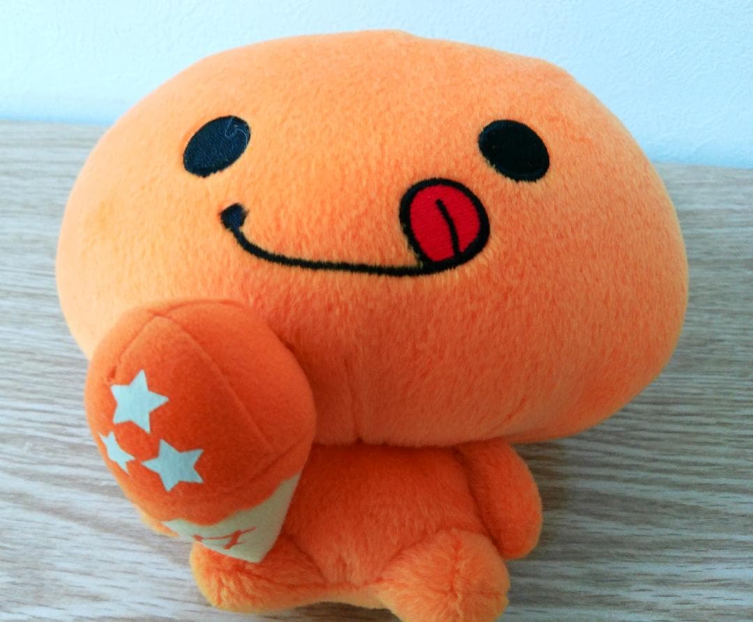 みかんぼうや　ぬいぐるみ　アイスクリーム　ぺろぺろ　当時品
