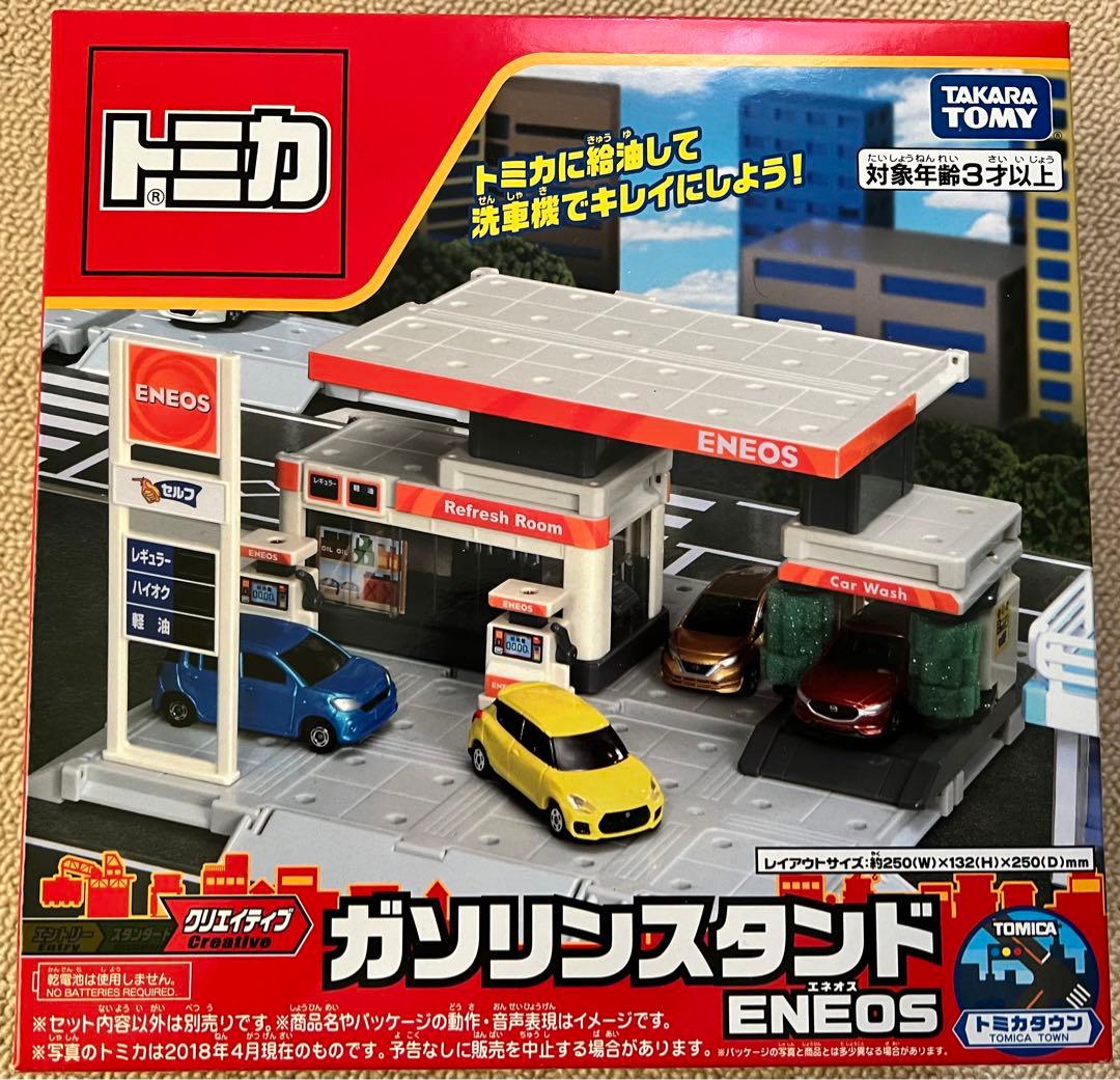 【新品】トミカタウン　ガソリンスタンドENEOS
