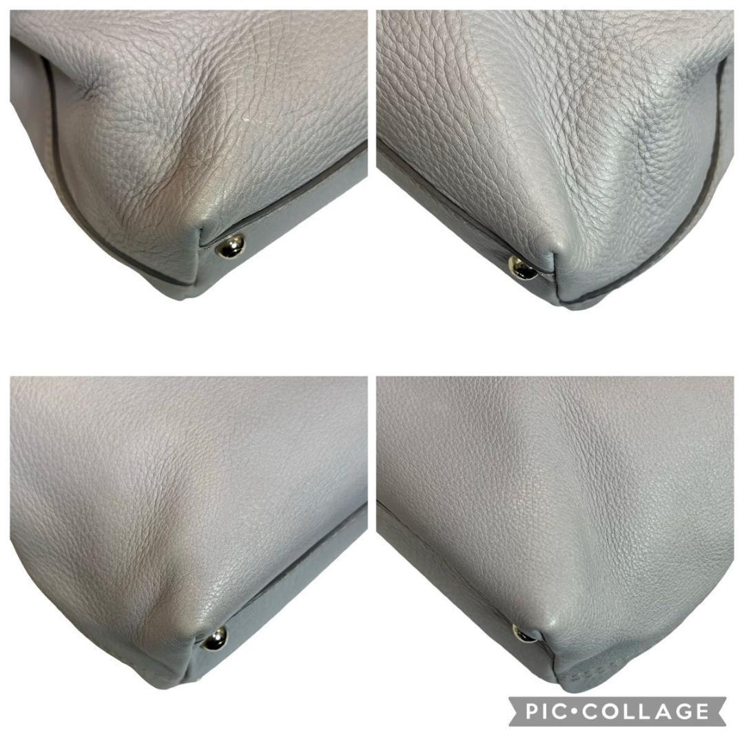 美品　トッズ　2way ショルダーバッグ　トートバッグ　斜め掛け　本革　レザー