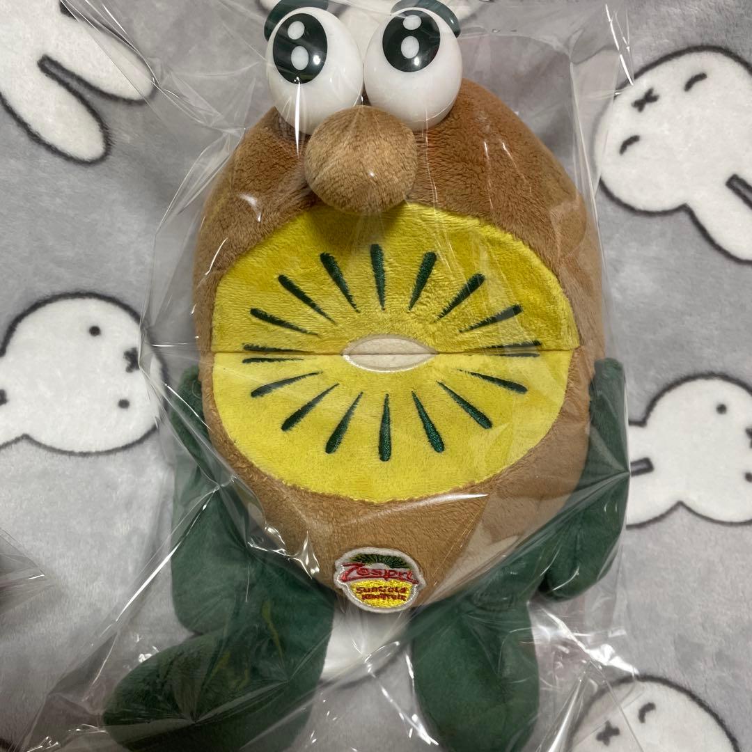 希少 Zespri キウイブラザーズ ぬいぐるみ グリーン＆ゴールド4体セット