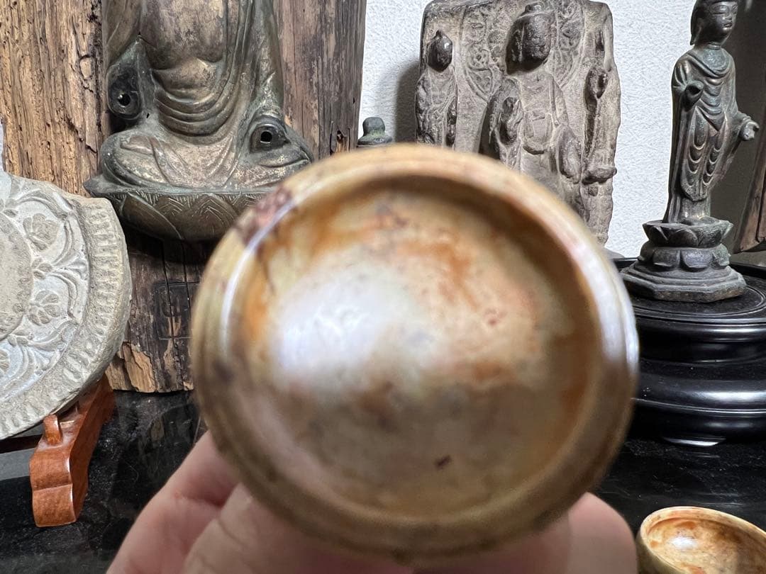 滑石製 舎利容器 仏具 仏教美術 仏像 古美術 骨董