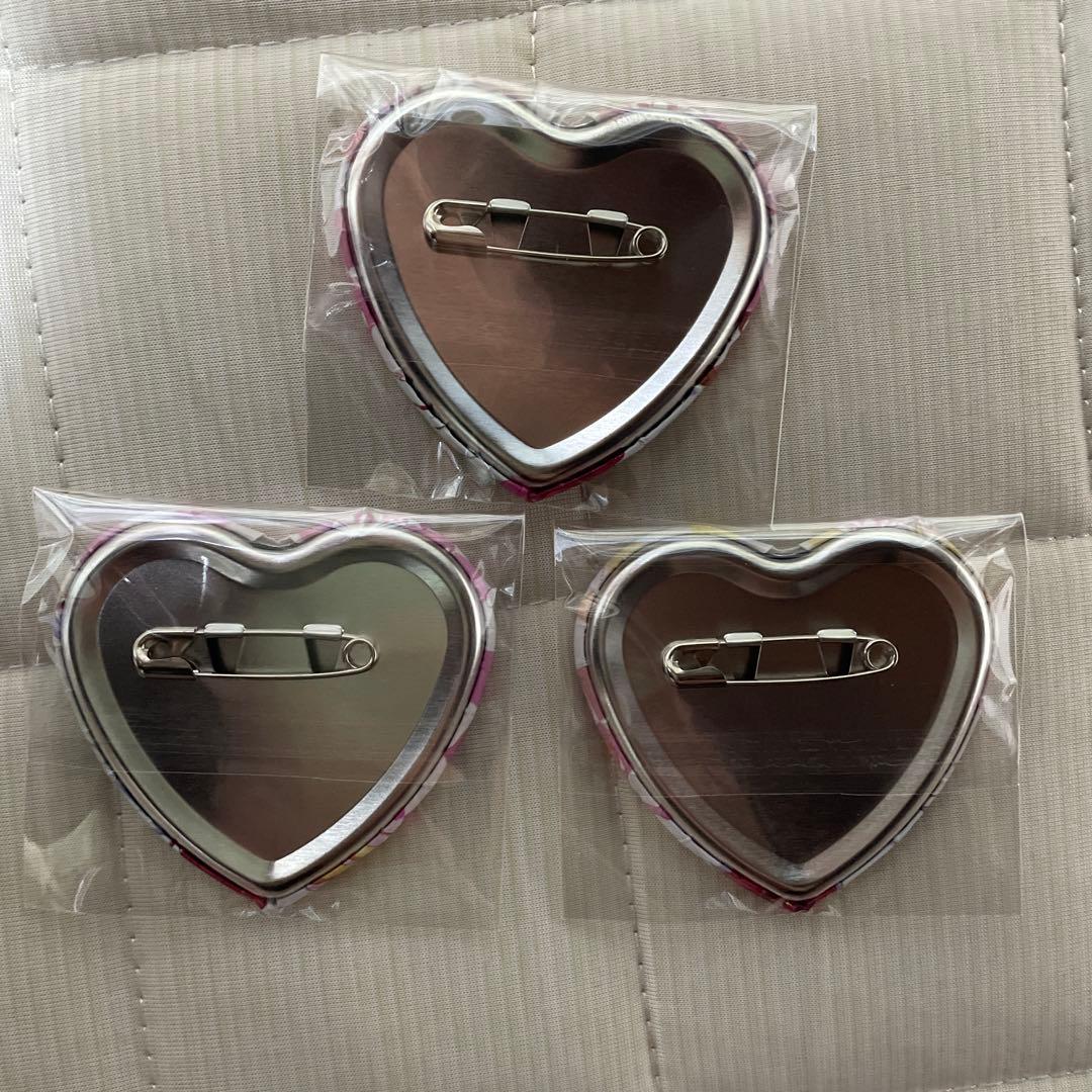 オールアイカツ！ミュージアム　トレーディングハート缶バッジ セット