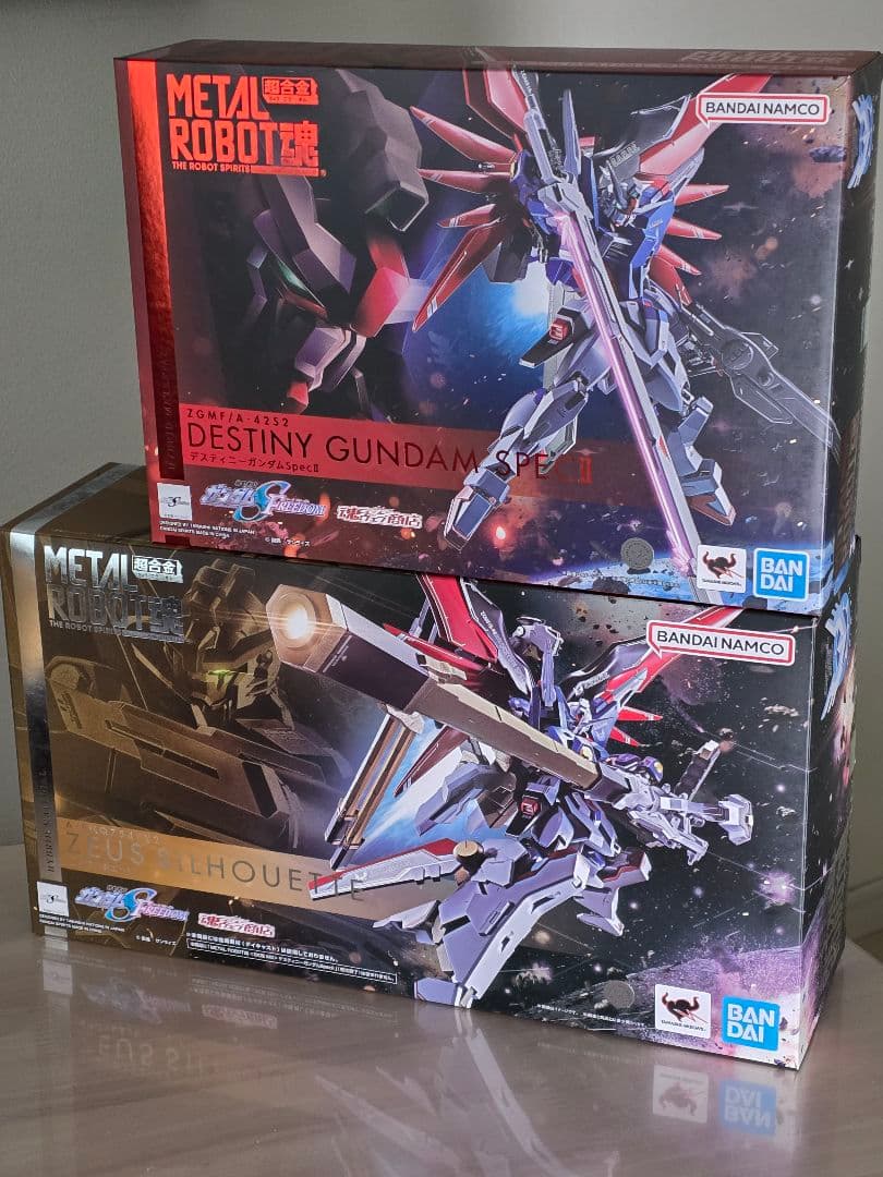 極美品)メタルロボット魂　デスティニーガンダムスペックⅡ ゼウスシルエットセット