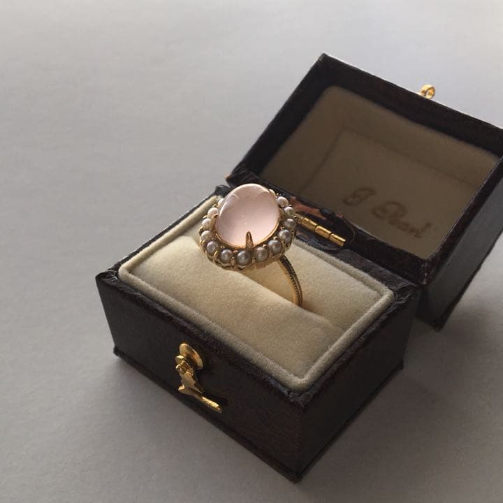 【匿名配送】 jpearl ジェイパール リング ローズクォーツ パール