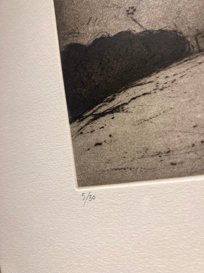 大月雄二郎【星座】　銅版画　本付　限定30