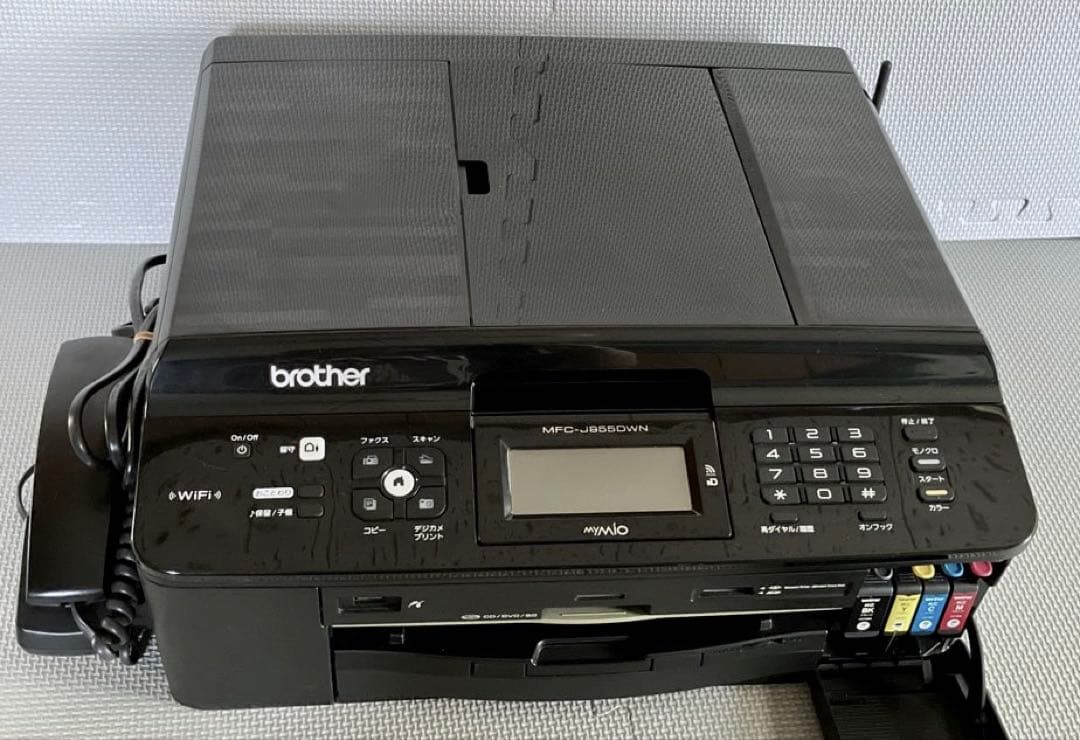 ★快調作動 ブラザー複合機 MFC-J955DN 純正インク&子機 整備清掃消毒