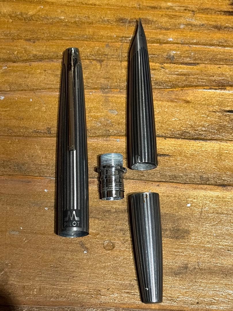 パイロット　ミュー　ストライプ 万年筆