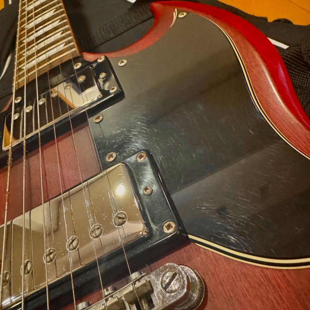 【美品】Epiphone G-400 Cherry SG 希少シリアルナンバー