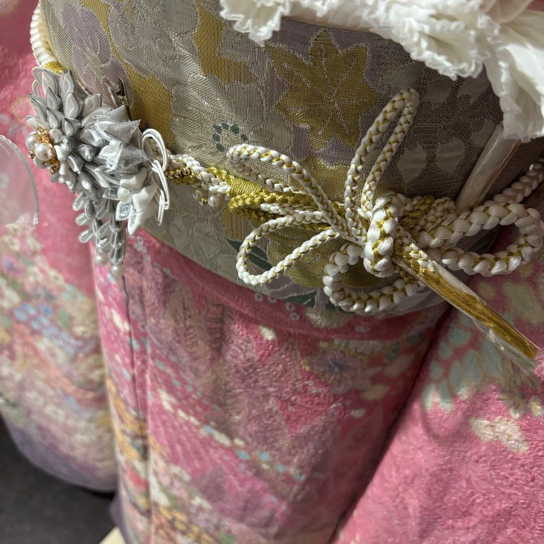 美品　辻ヶ花　花絞り　金通し　高級　刺繍　逸品　振袖　フルセット 振り袖