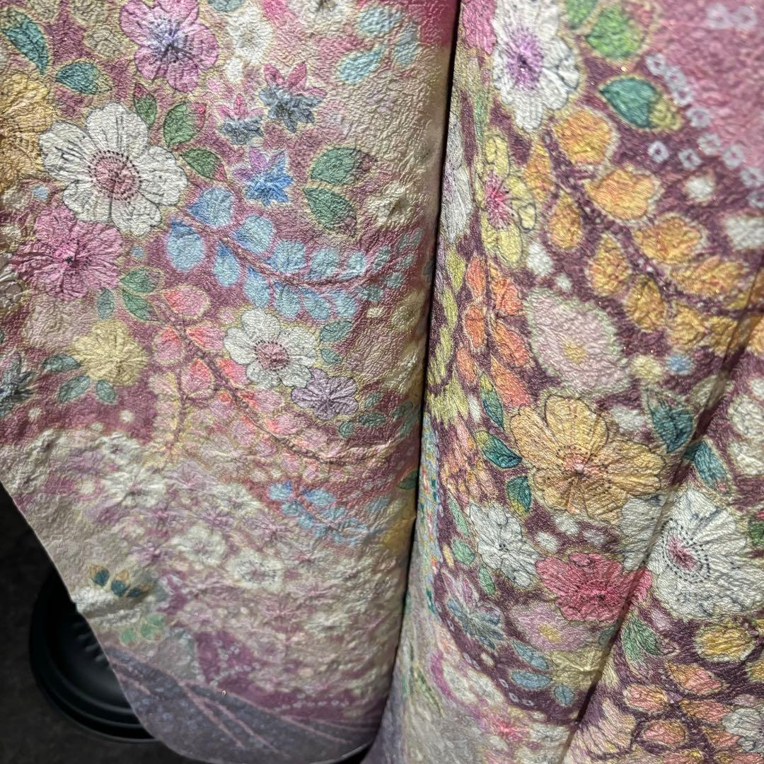 美品　辻ヶ花　花絞り　金通し　高級　刺繍　逸品　振袖　フルセット 振り袖