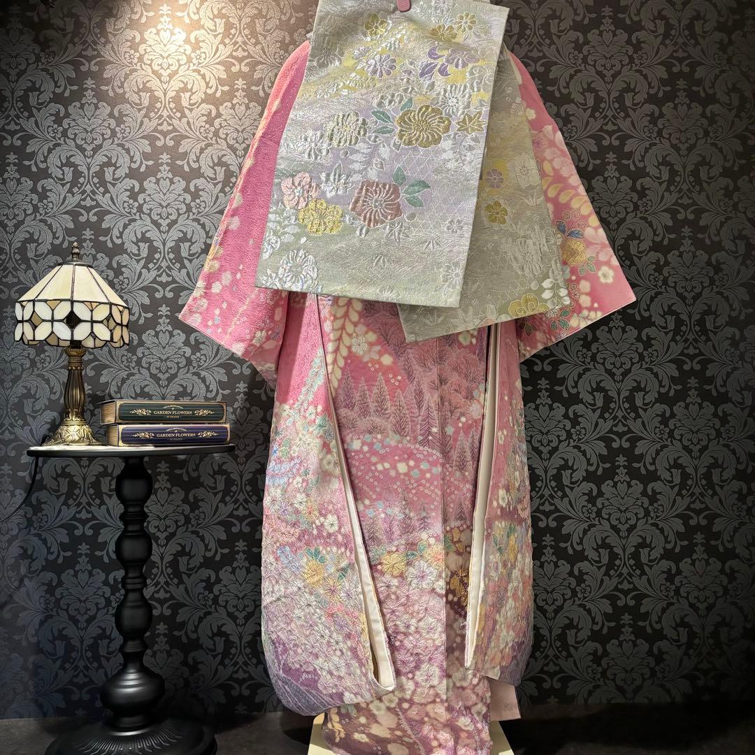 美品　辻ヶ花　花絞り　金通し　高級　刺繍　逸品　振袖　フルセット 振り袖