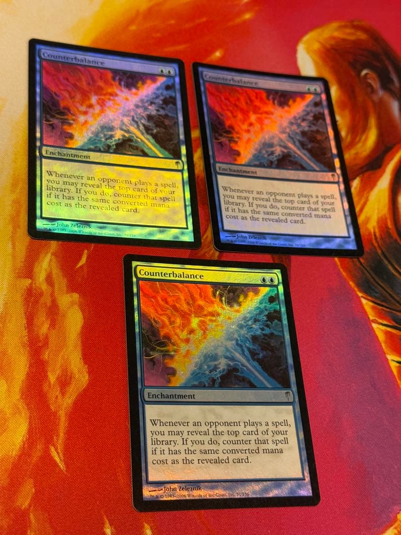 MTG 相殺　英語　foil 3枚　初版　※値下げ中