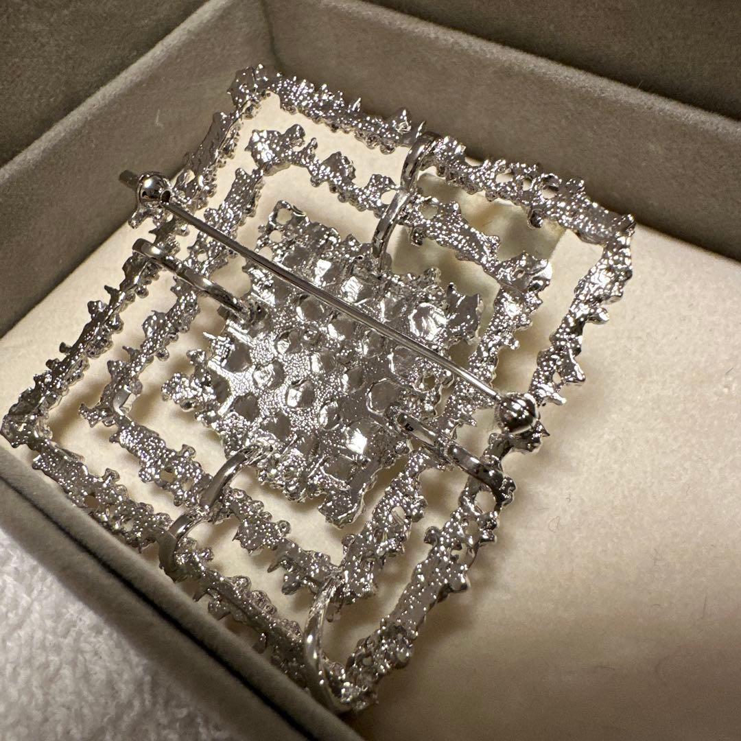 TASAKI　田崎真珠パール シルバー ブローチ