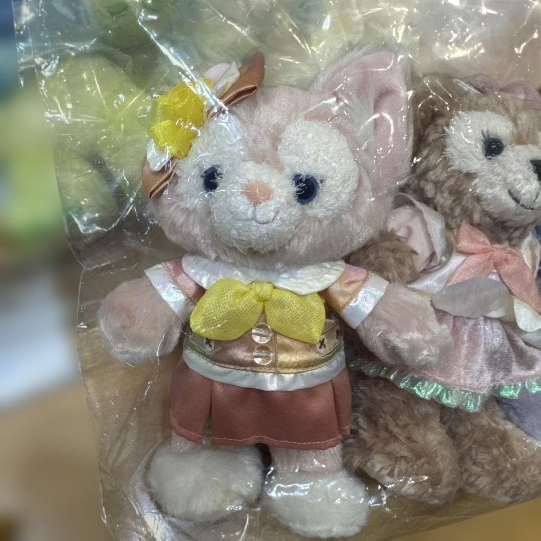 新品未使用 ダッフィー カラフルハピネス ポージープラッシー 7体 おまけ付き