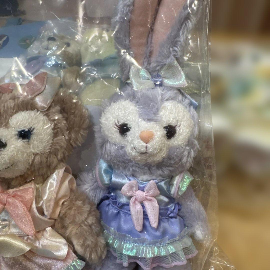 新品未使用 ダッフィー カラフルハピネス ポージープラッシー 7体 おまけ付き