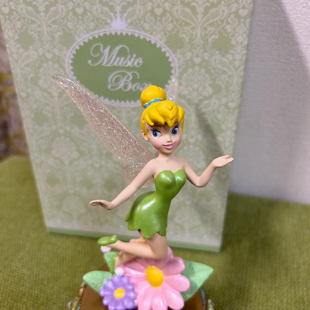ティンカーベル オルゴール 花と蝶　ディズニーストア