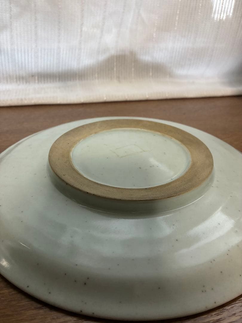 北大路魯山人　染付吹墨亭兎図皿　共箱　京焼　初期伊万里　時代箱