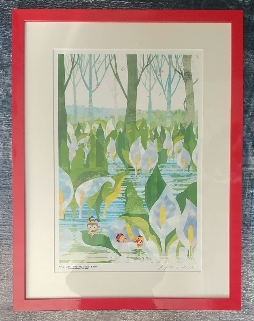 はりたつお　『HUTCH THE HONEY BEE』リトグラフ　版画