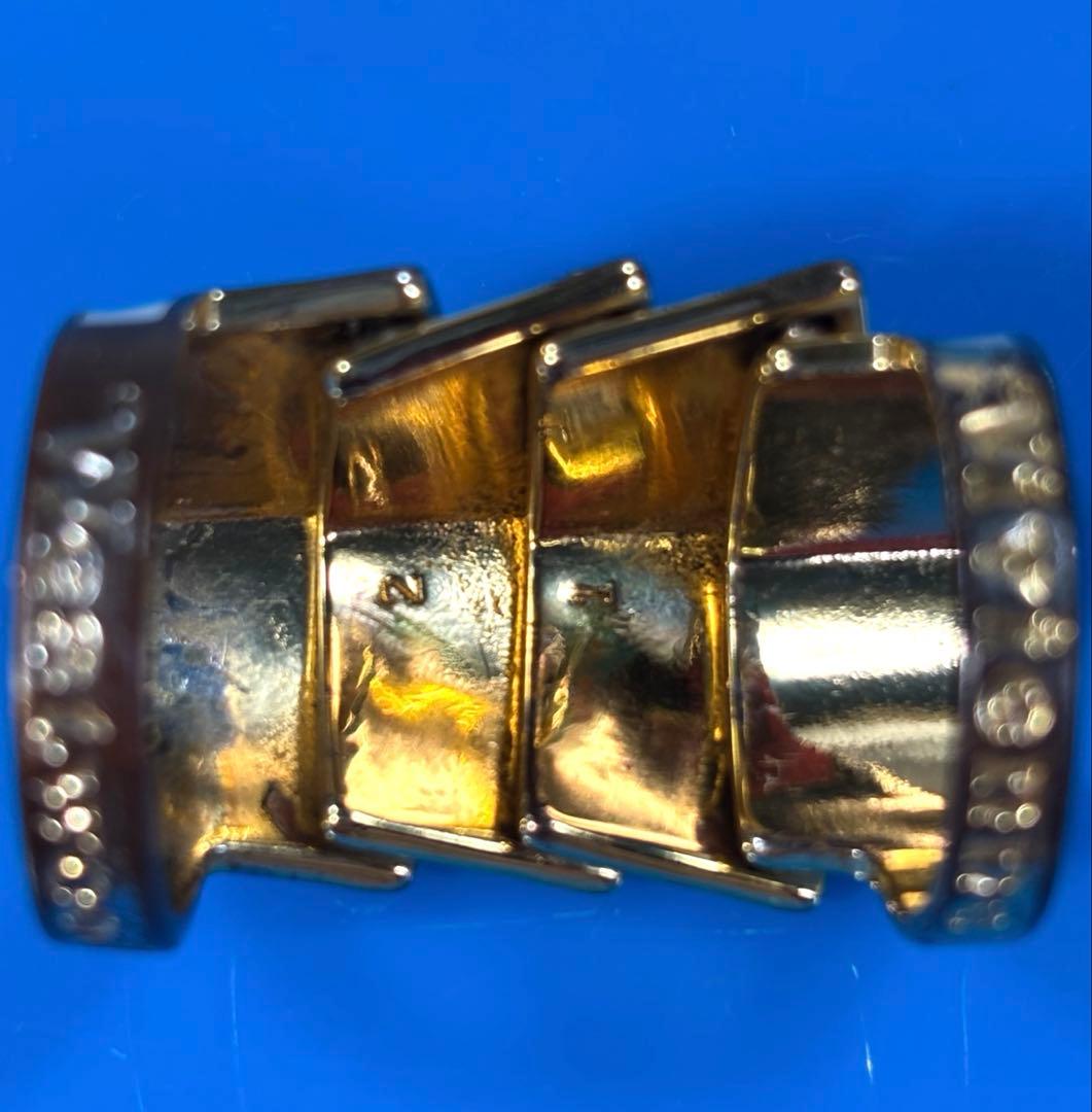 d*4様 希少✨ヴィヴィアン　アーマーリング　リング　ホワイト　ゴールド　レトロ