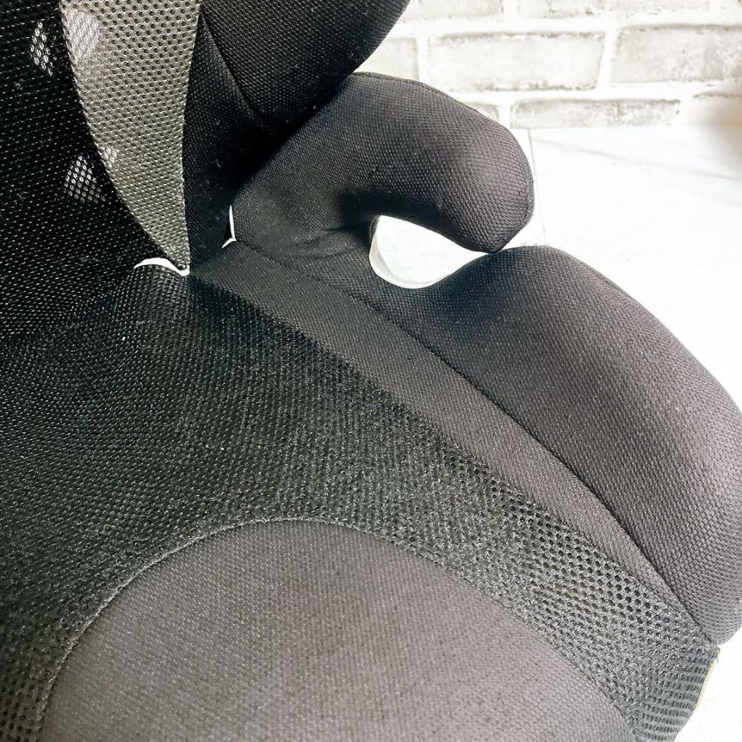 【良品】エールべべ ジュニアシート サラット3ステップ ブラック