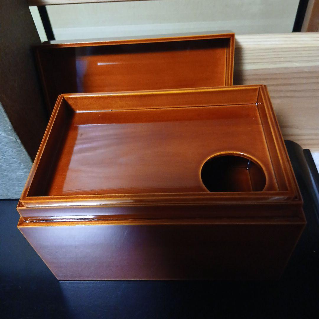 天然木　飛騨春慶塗　茶道具セット