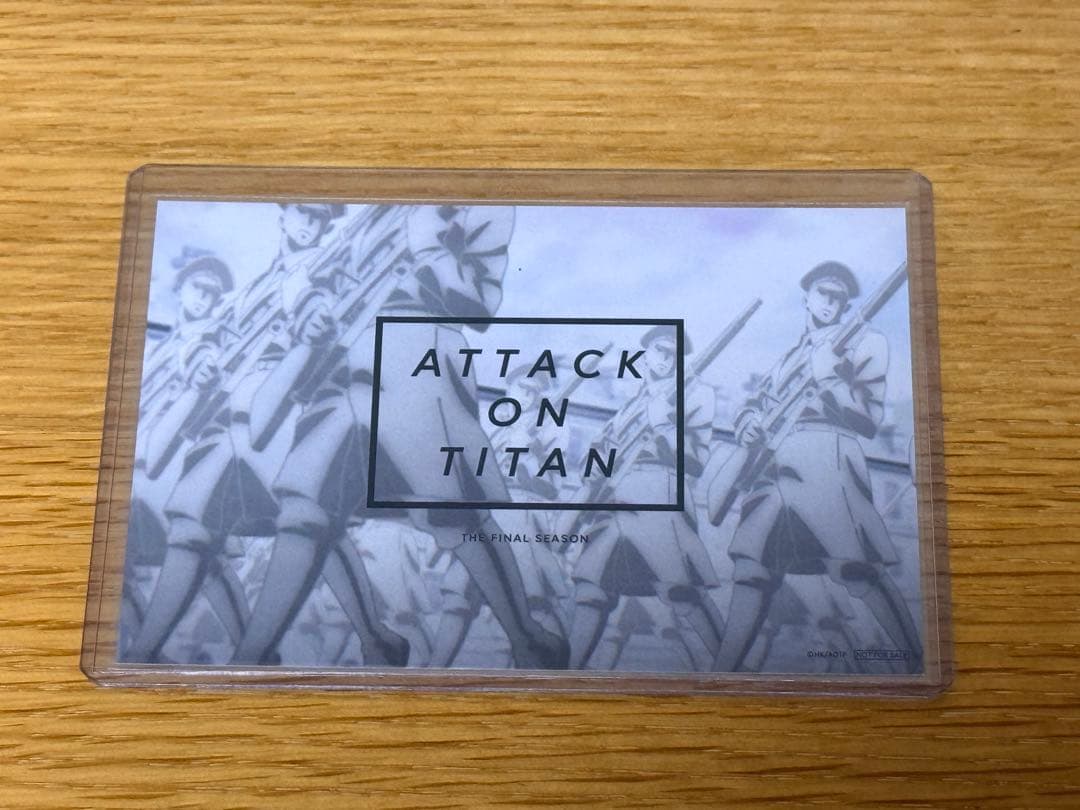 進撃の巨人　TSUTAYA MAPPA 特典カード　リヴァイ　特典　ポストカード